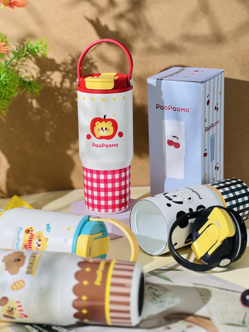 提手咖啡杯覆陶内胆750ML