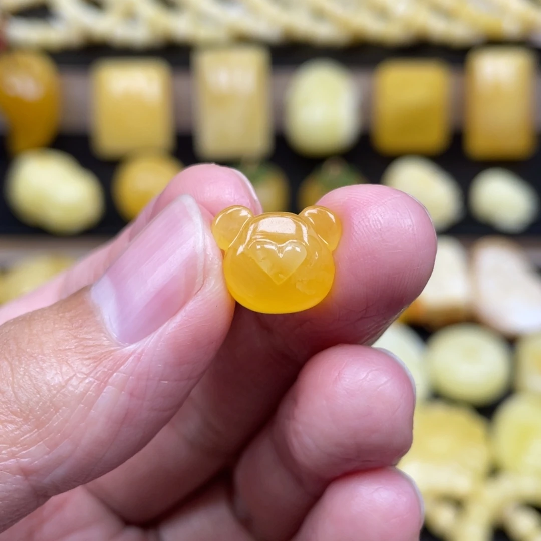 琥珀未镶嵌裸石琥珀蜜蜡