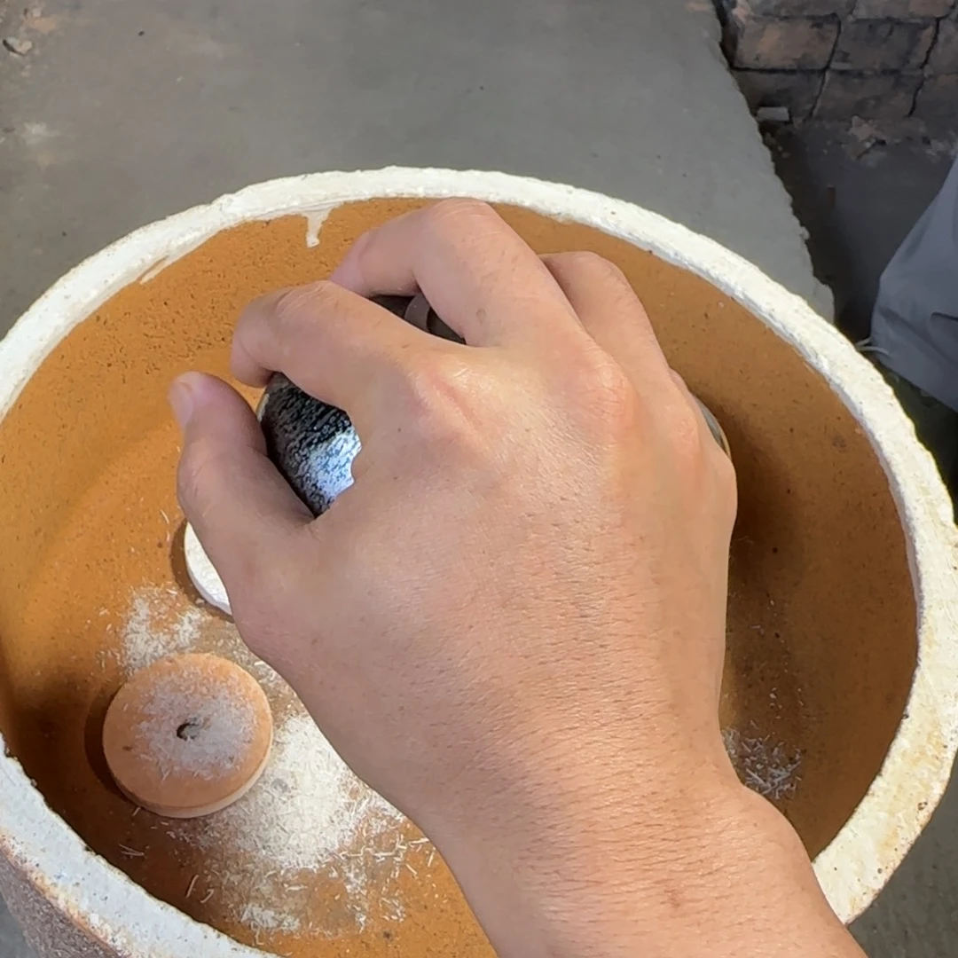 茶盏白丁柴窑敛口