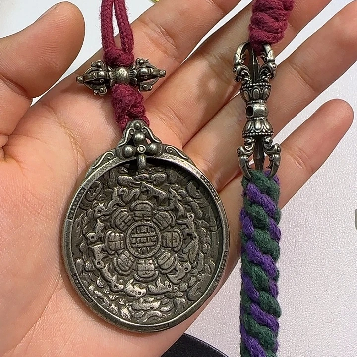 陕***涛核桃手串/手链藏传工艺品九宫八卦