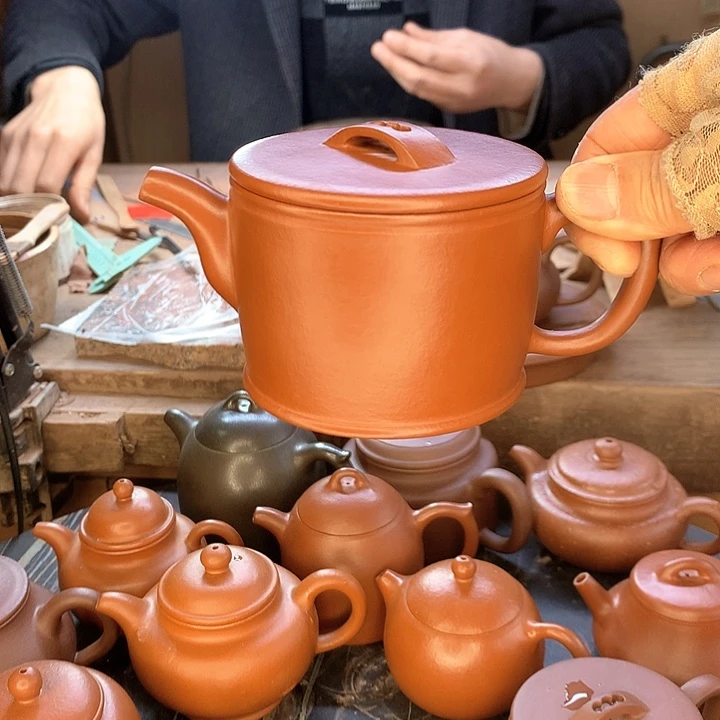 紫砂茶壶爱*墨本山原矿微瑕