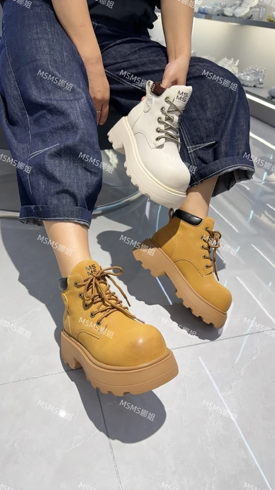 玛莎玛索早秋新款马丁靴208-285