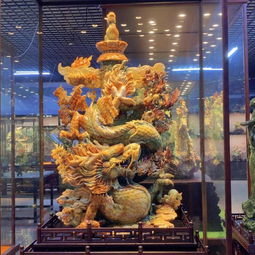 【闪购商品】未镶嵌蛇纹石玉摆件覆膜