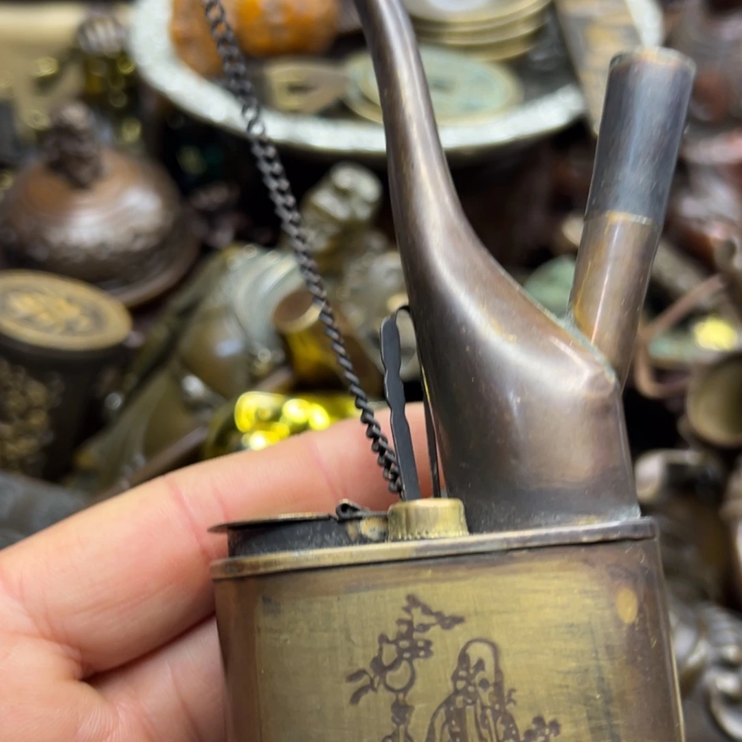 铜摆件欢迎欢迎你