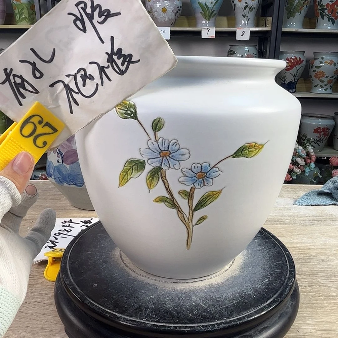 罐1tc景德镇陶瓷花盆