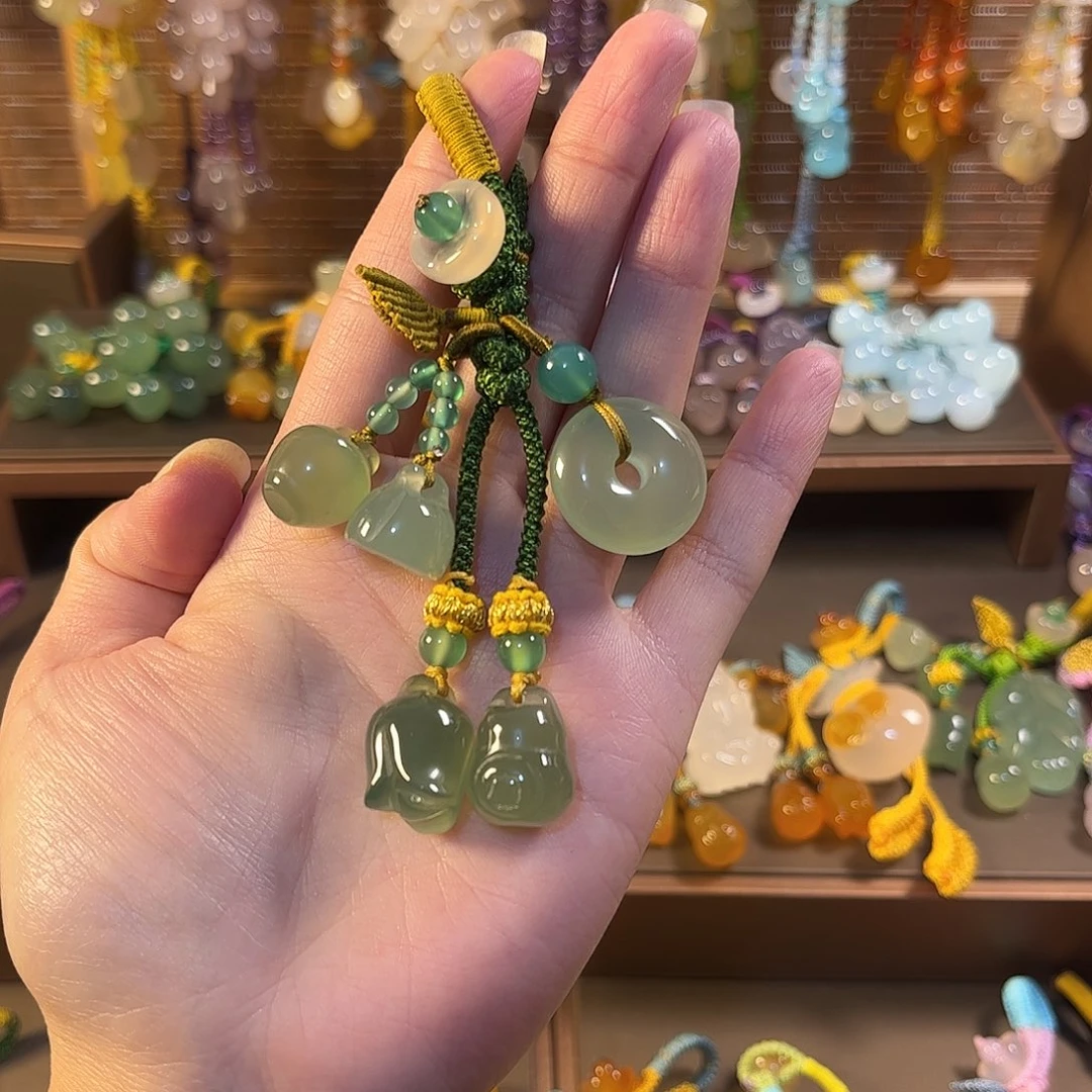 玛瑙/玉髓未镶嵌车挂