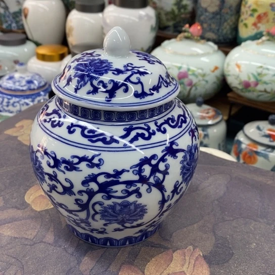 瓷片陶瓷茶叶罐密封罐