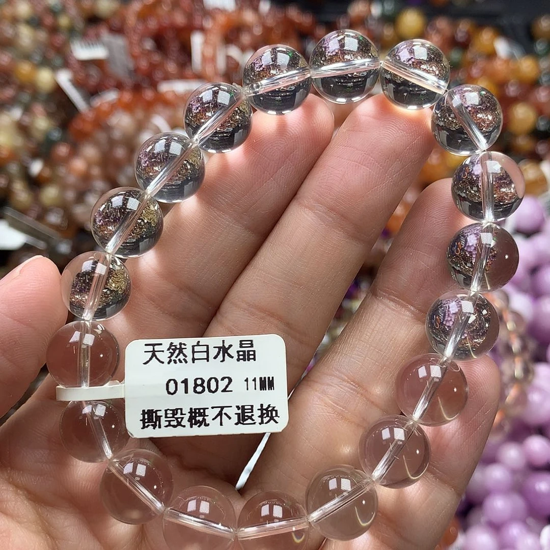 水晶未镶嵌手链，，，