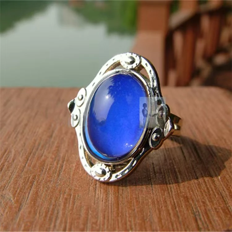 情侣款 变色戒指 摆件