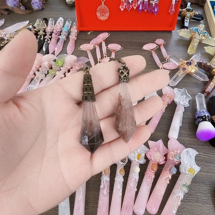 是***呀未镶嵌水晶珠宝半成品