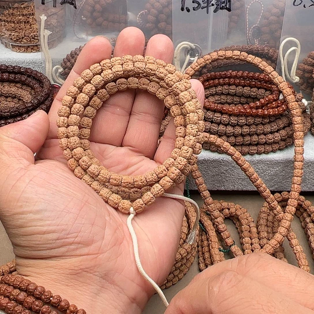 金刚菩提吊坠藏式龙切高切佛手