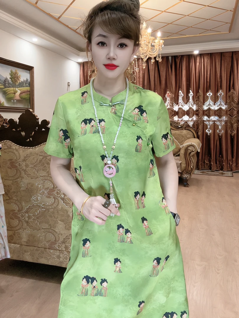 ［新品］新中式国风改良旗袍裙连衣裙显瘦气质款连衣裙