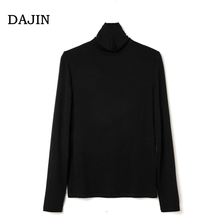 DAJIN 【秋意浓】织物之美18针60织双股无缝一体呼吸柔织高龄打底衫