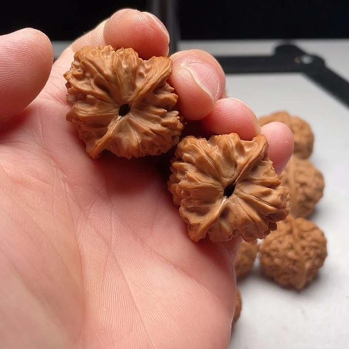 吊坠文玩核桃微修红马蹄