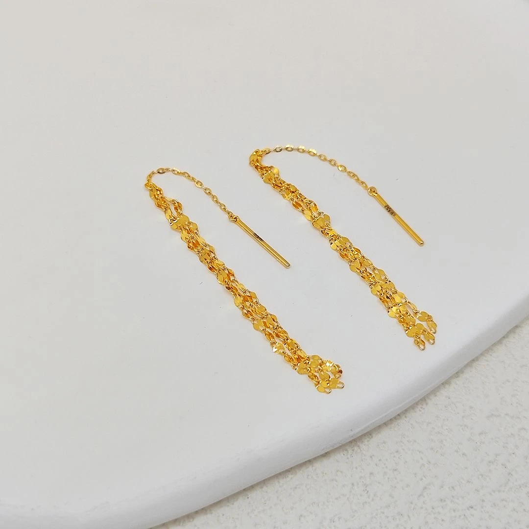 钨合金耳饰 女款气质时尚百搭简约精致MTL-5001金钱耳线