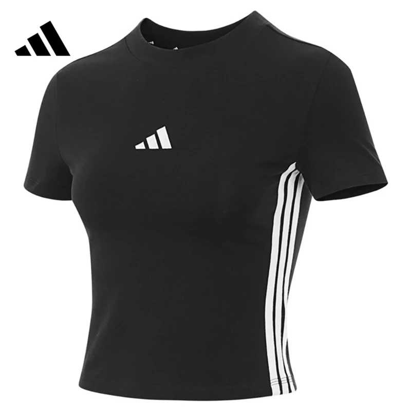 Adidas阿迪达斯【开学季】女子经典运动休闲短袖T恤JY8570