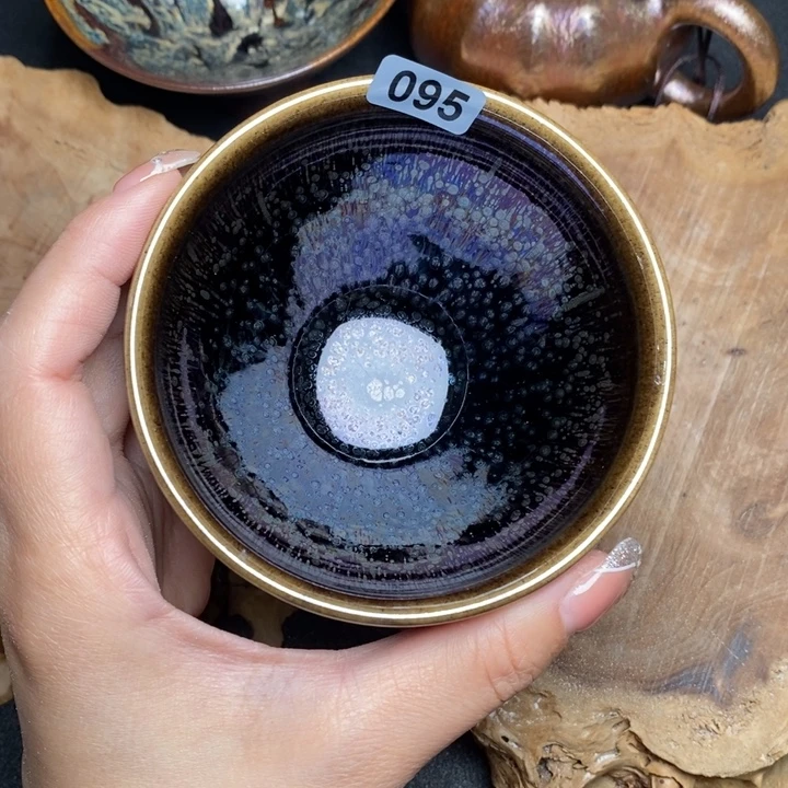 茶盏建窑建盏主人杯95微瑕