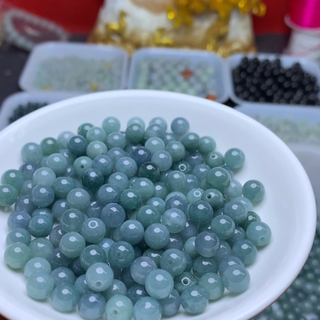 【闪购商品】未镶嵌手链翡翠卡7冰蓝水30个