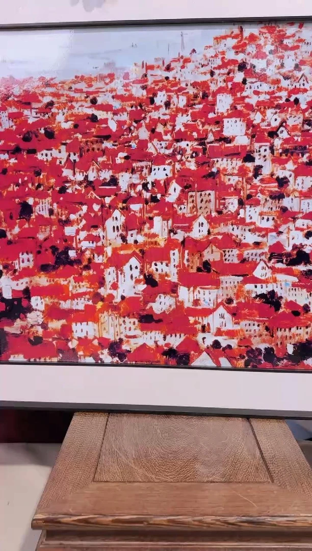 【吴冠中陶瓷艺术馆专场】青岛红楼瓷板瓷流水14