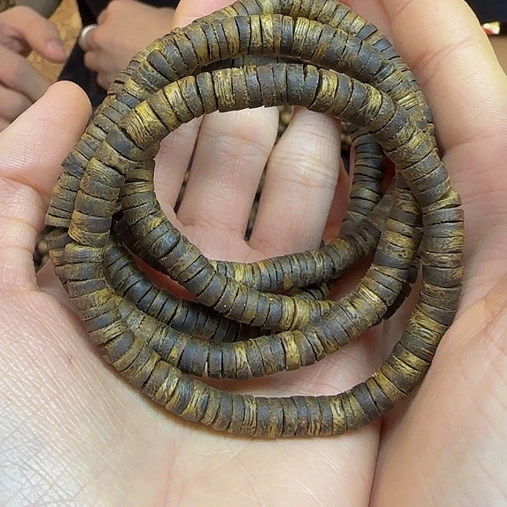 沉香沉香碎屑+沉水浮片片珠单圈5克加多样性发一