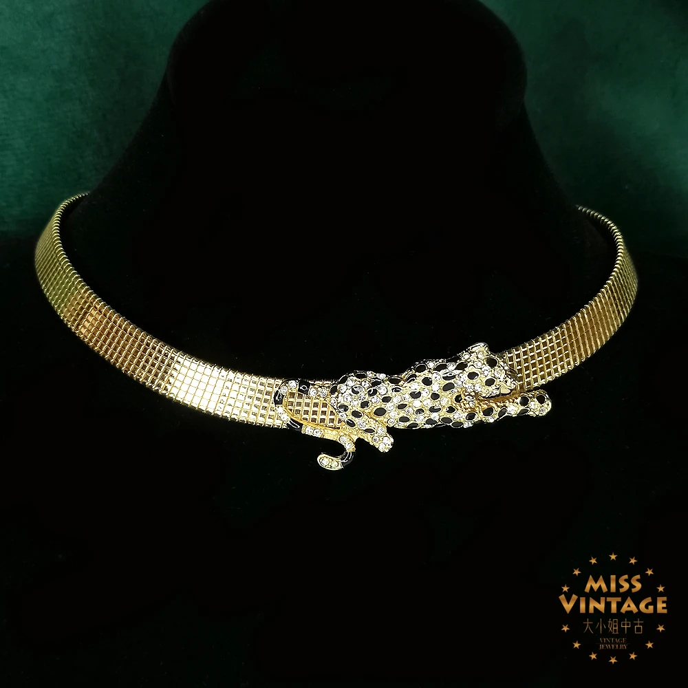 大牌既视感猎豹项圈项链[2503051-002]