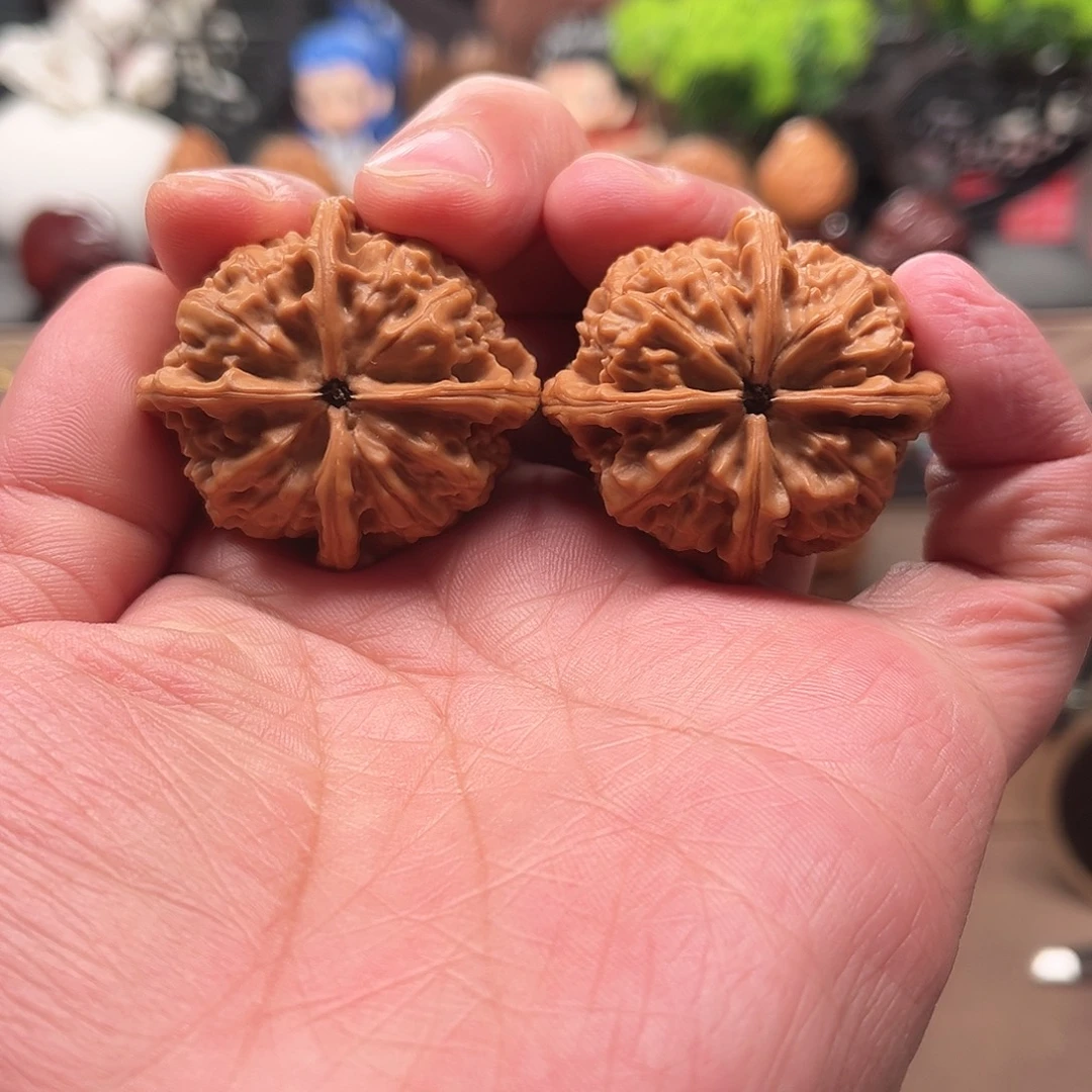 桃核把件玉玺核桃