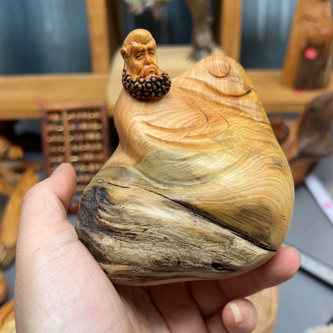 柏木崖柏木摆件手把件，80