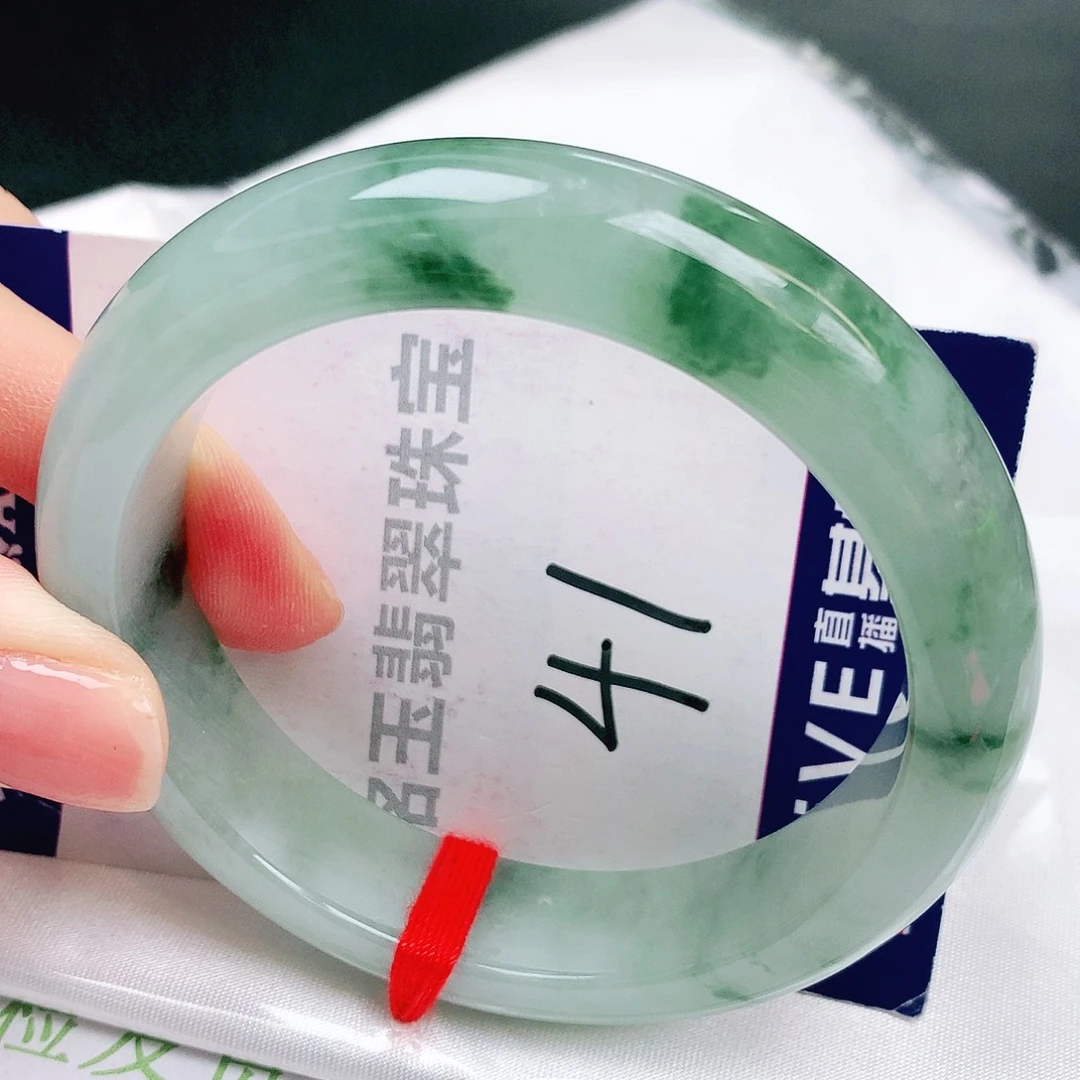 翡翠未镶嵌手镯缅甸天然a货翡翠手镯