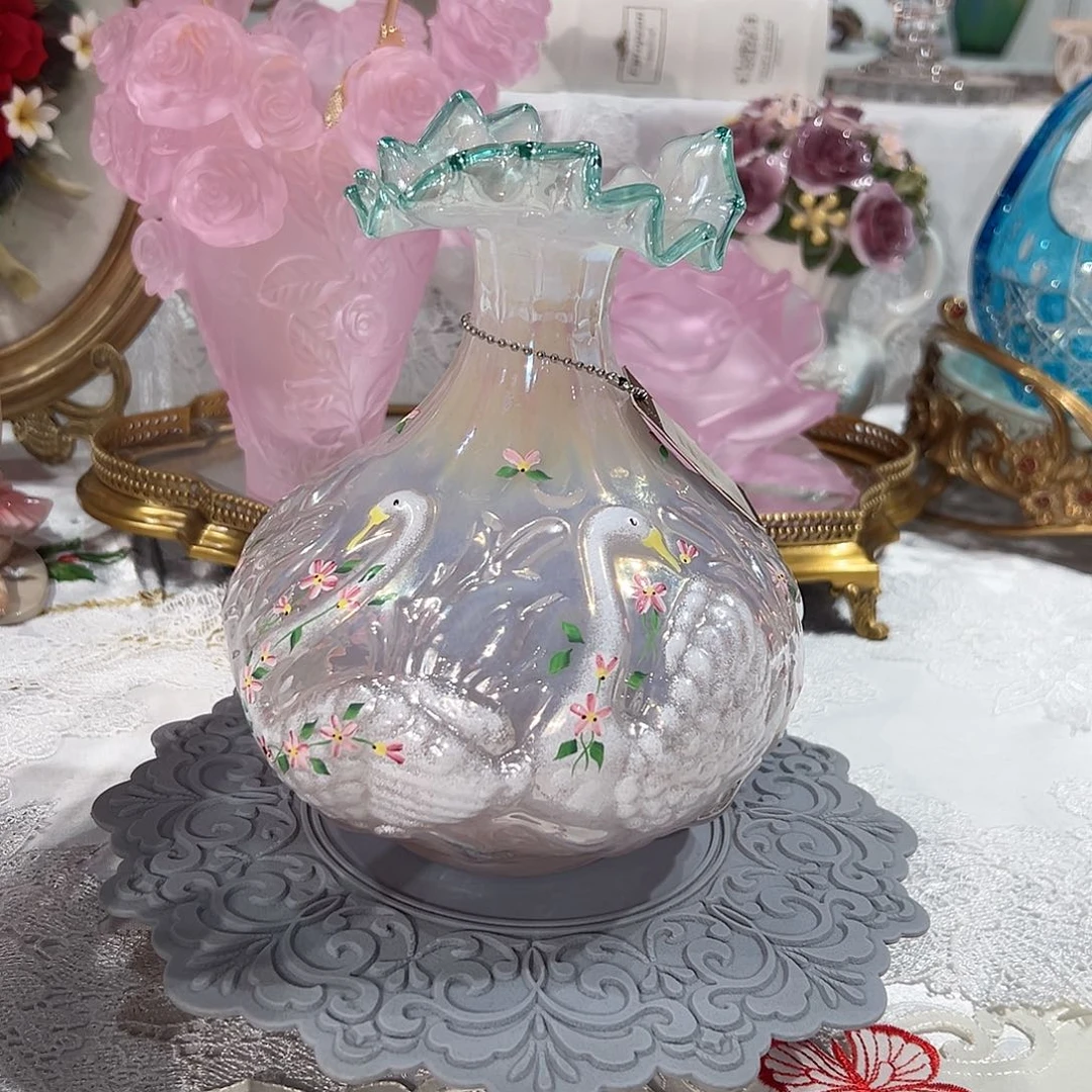 陶瓷0043福利天鹅花瓶