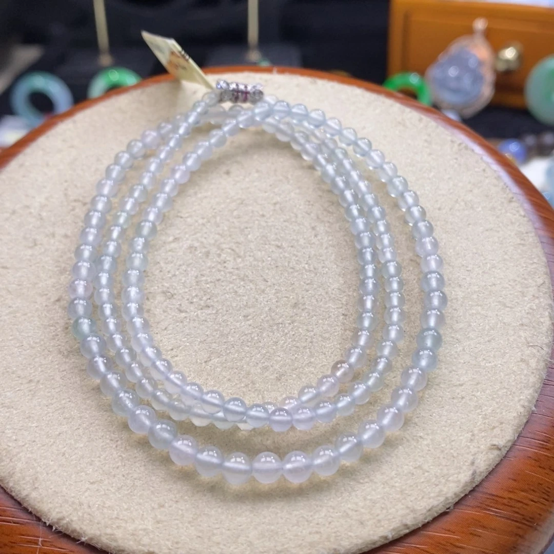 翡翠吊坠(不含链)未镶嵌翡翠高冰项链