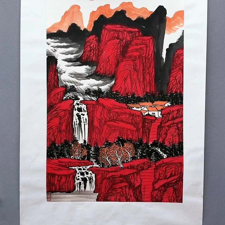 国画书法作品多次参加