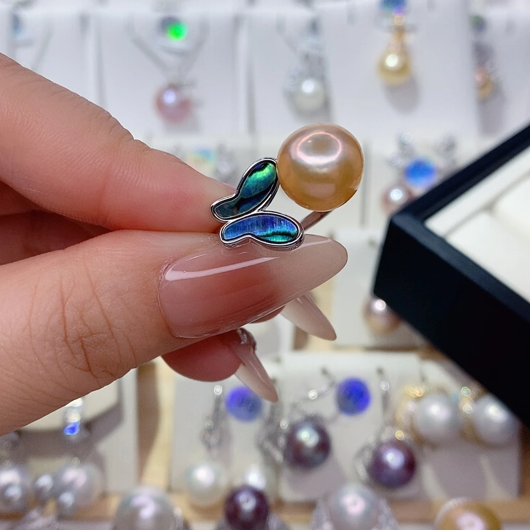 戒指未镶嵌淡水珍珠