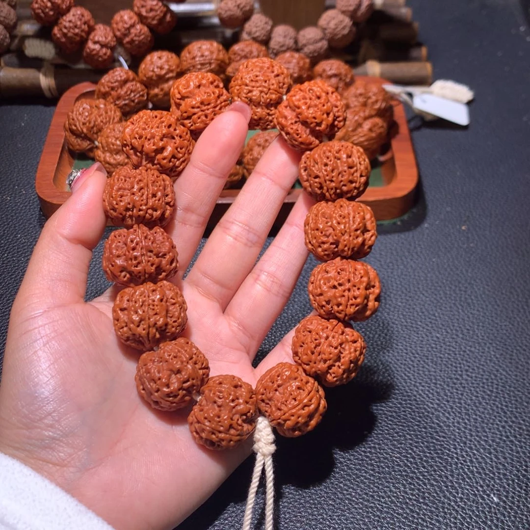 金刚菩提手串25尺寸双龙定制