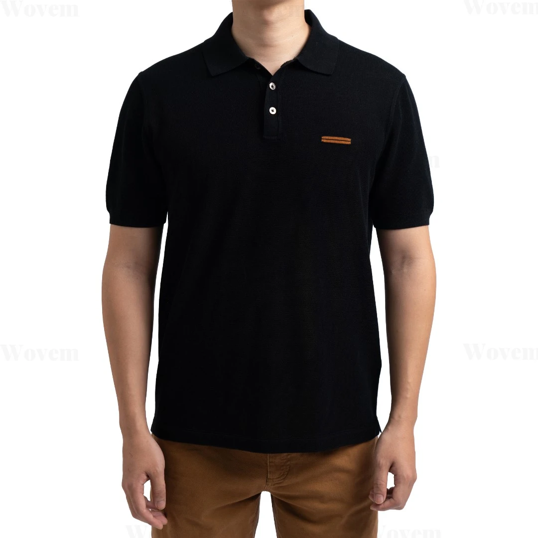 6300 Z版棉感经典公路标POLO衫微廓