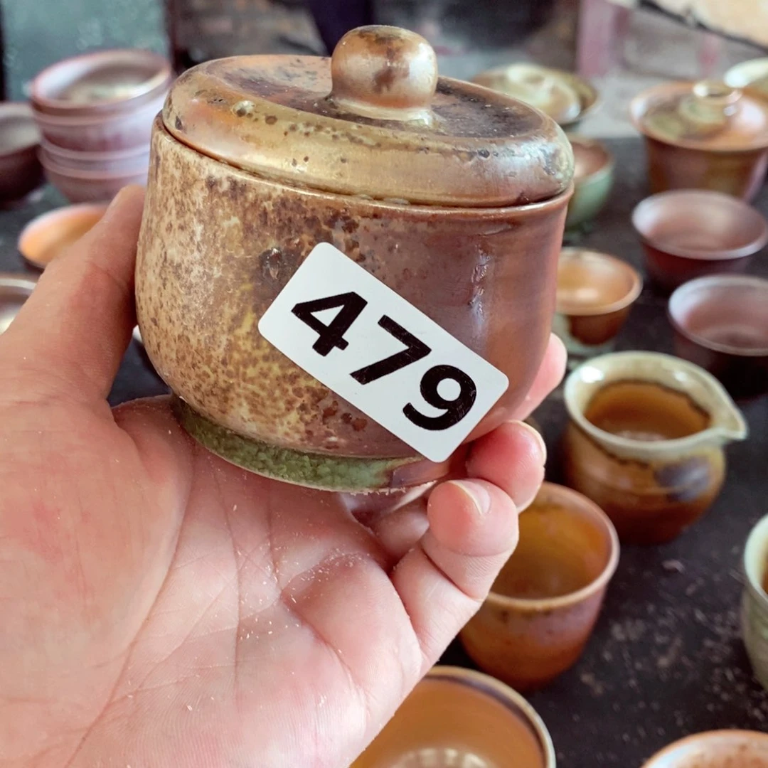 柴烧茶具陶瓷杯子