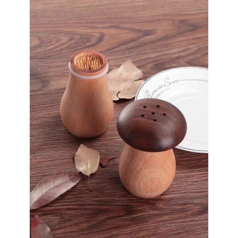 实木蘑菇牙签筒 HHT-06