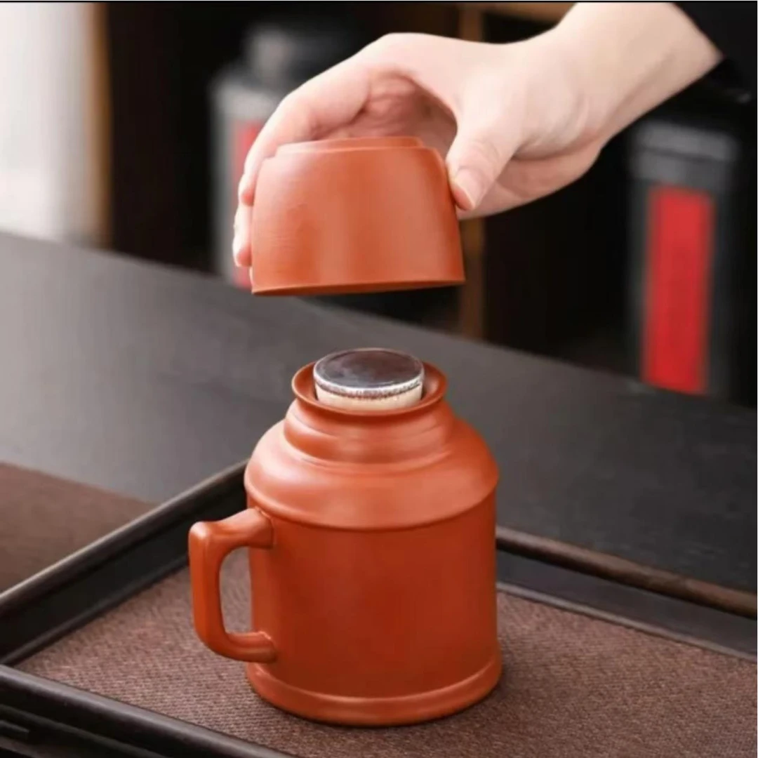 陶瓷壶原矿小暖壶马克杯水杯户外大容量泡茶焖茶杯家用泡水杯茶壶