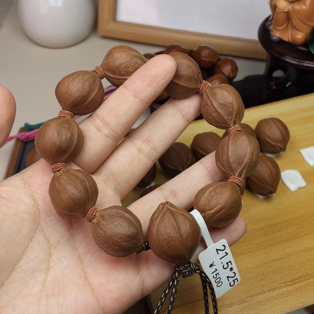 邪***泯橄榄核手串/手链21.525梅林铁核