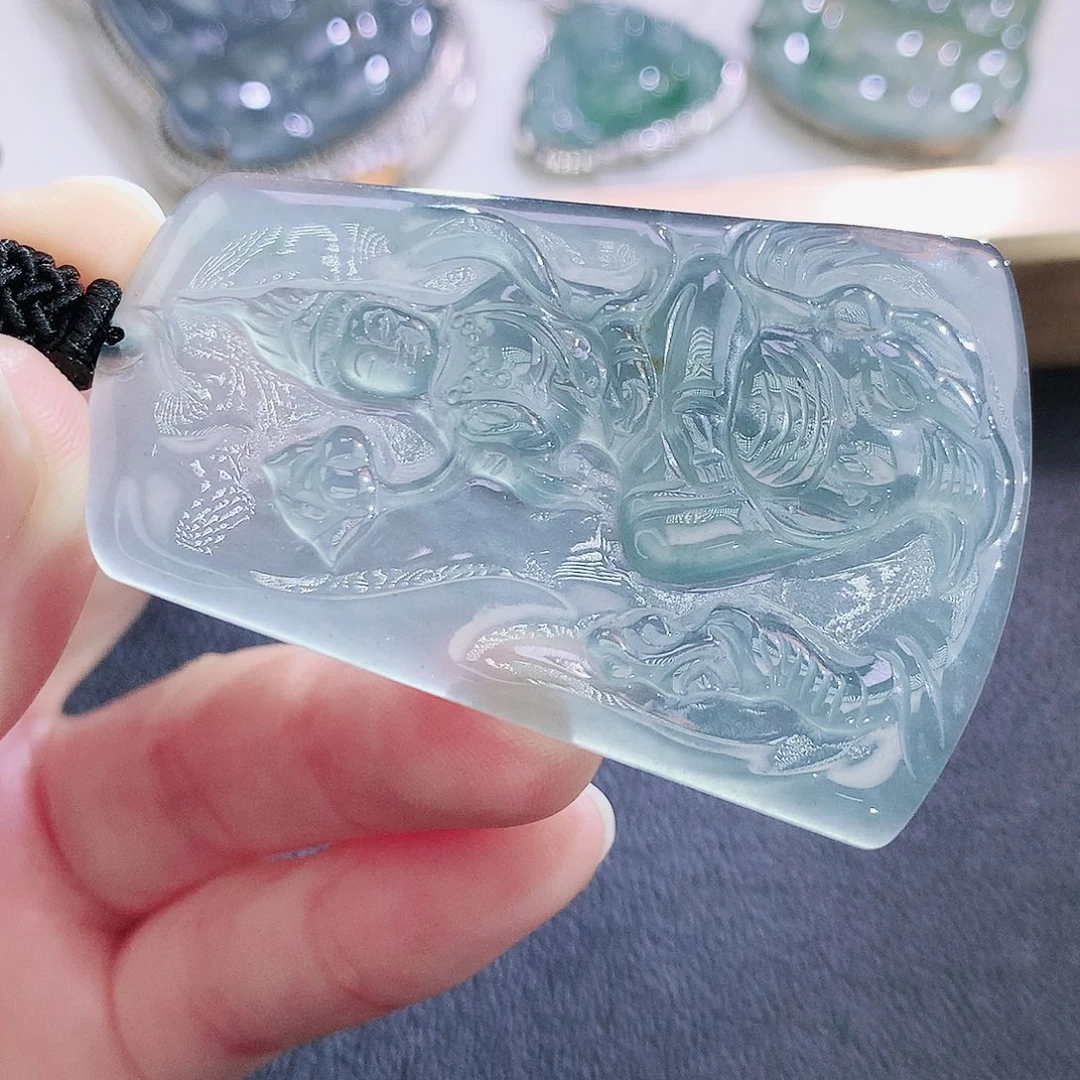 翡翠未镶嵌挂件翡翠