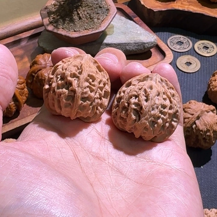 文玩核桃吊坠苹果园全品33