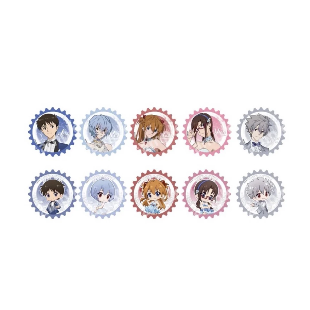 EVA・正版・瓶盖徽章・新世纪福音战士收藏吧唧