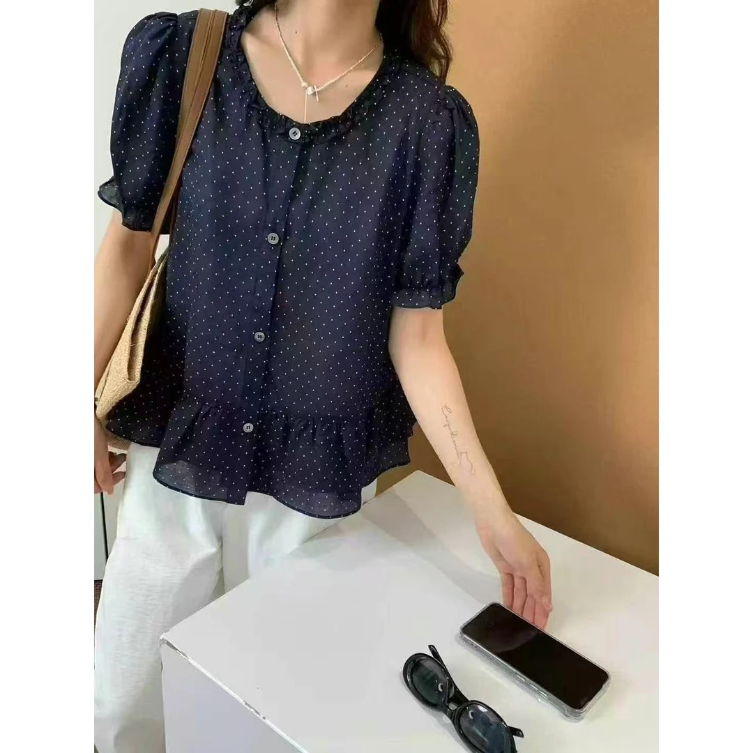 『时尚上衣Y』设计显瘦百搭时尚衬衫18063