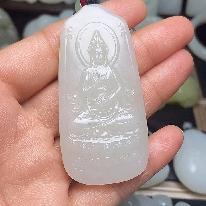 吊坠(不含链)未镶嵌和田玉