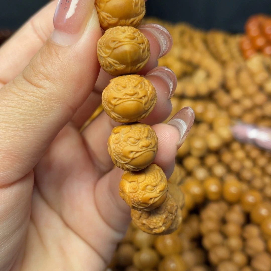 手串猴头核桃微瑕龙蛇蟾变手串