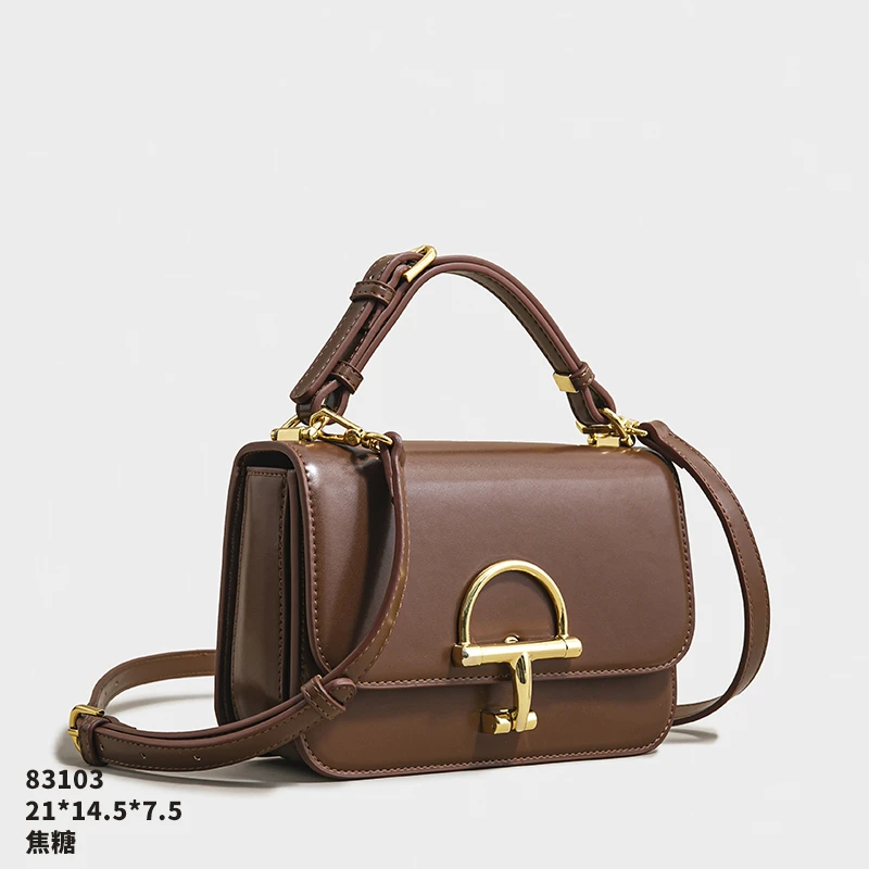 【呆哥专属】SK-83103-焦糖轻奢女士时尚新款单肩包