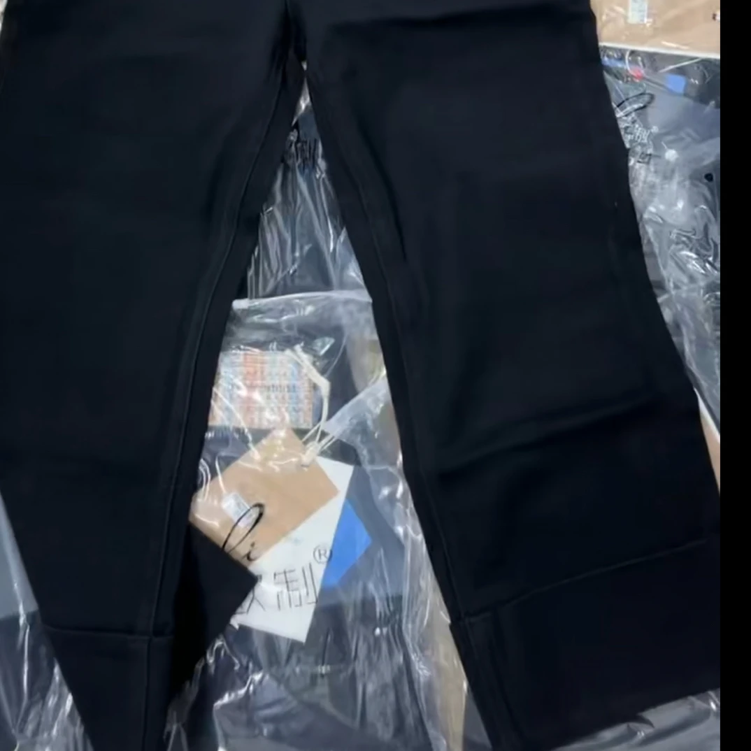 秋季高腰翻边九分烟管牛仔裤女小个子显瘦百搭直筒裤