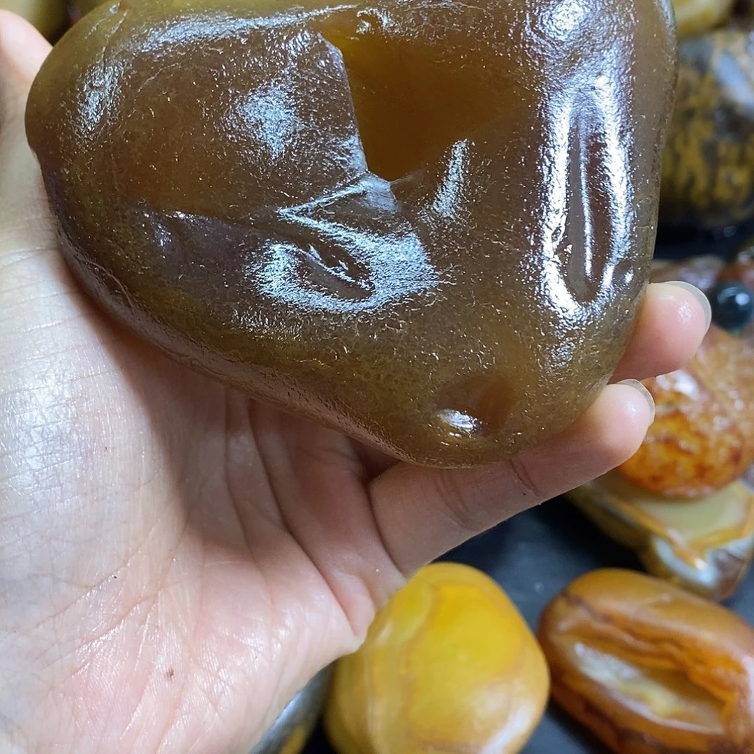 玛瑙/玉髓未镶嵌手把件