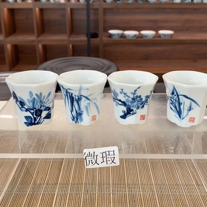 釉下老陶泥手工绘制