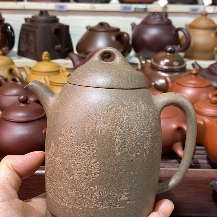 茶壶紫砂微瑕处理一把