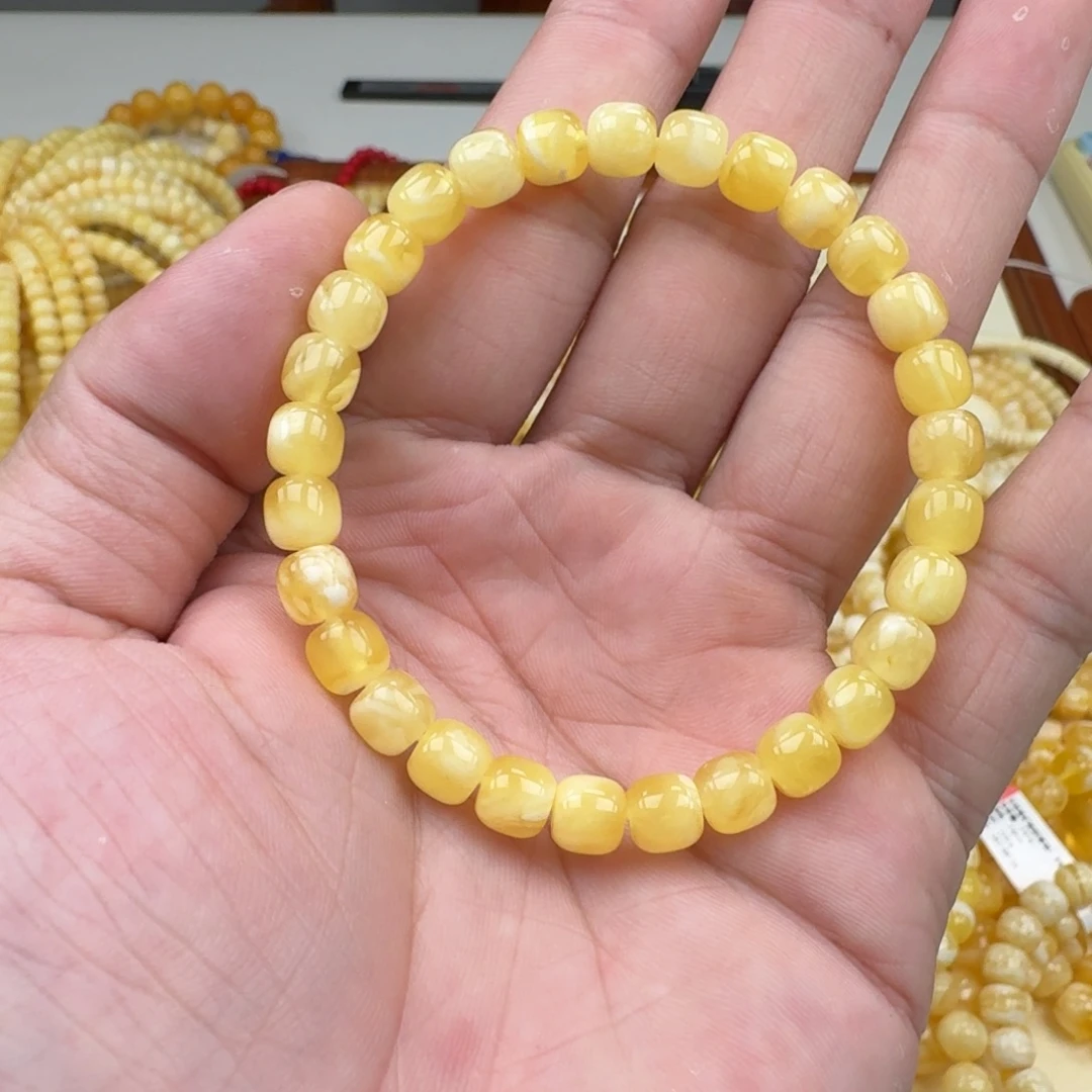 手链琥珀未镶嵌蜜蜡手串